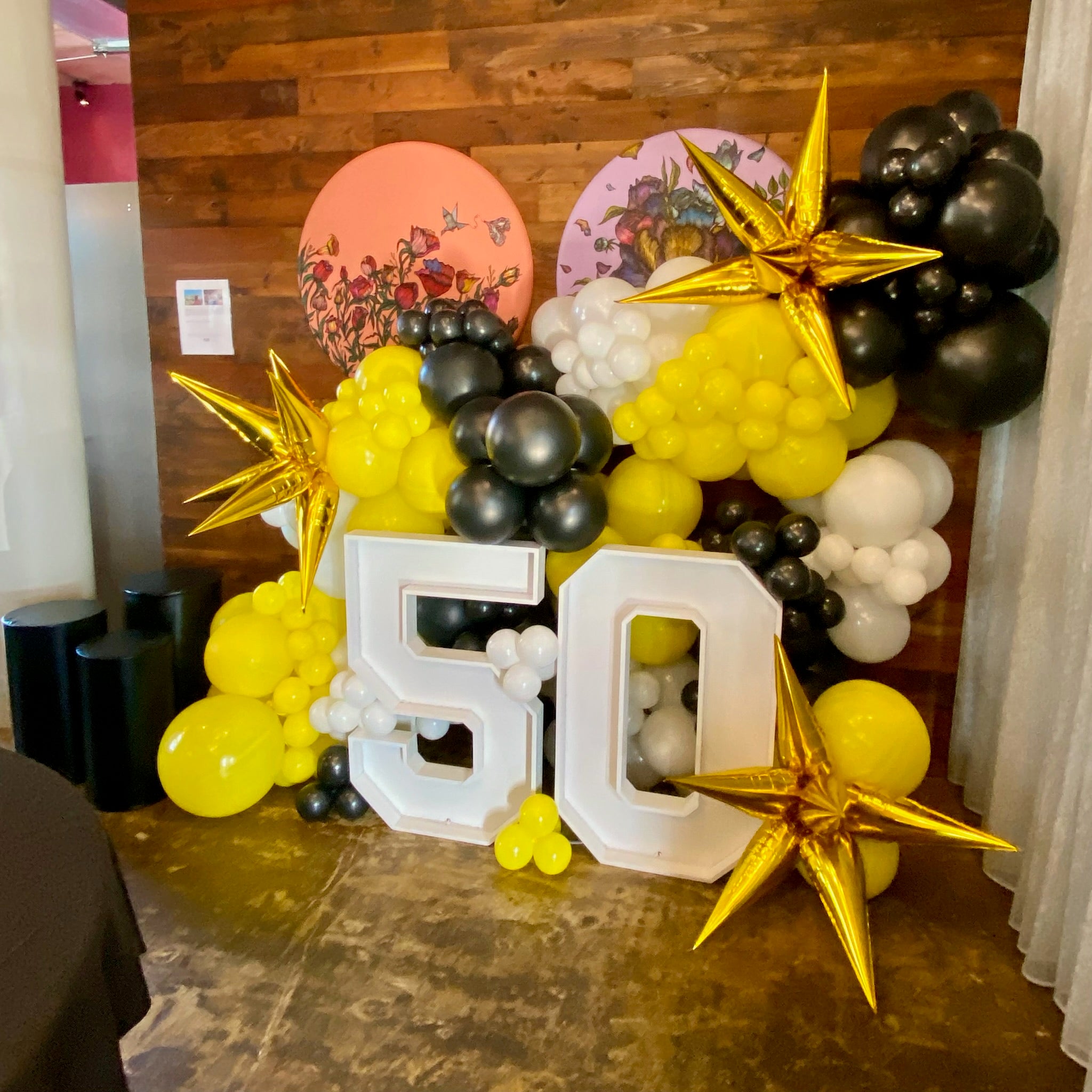 Balloons & Wooden Numbers